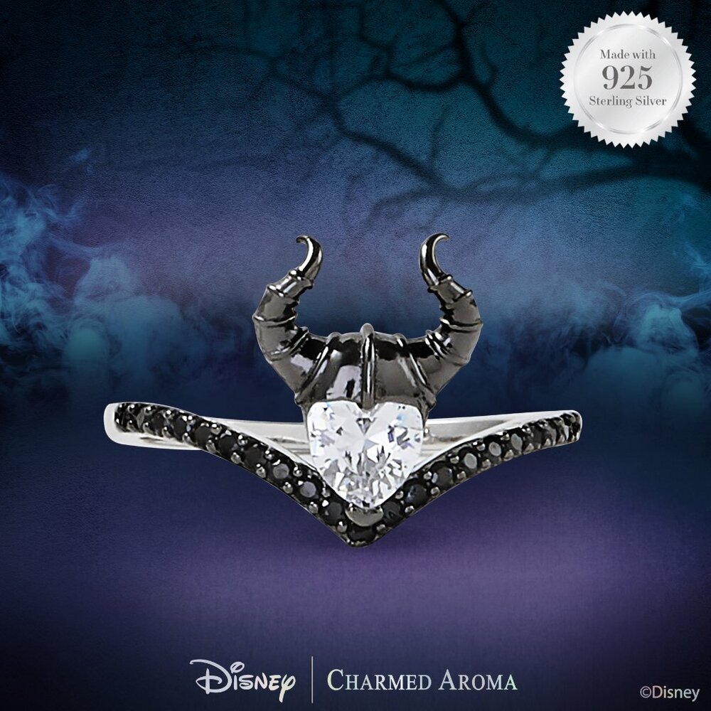 Disney Villians Maleficent ring, 925 Sterling Silver Charmed Aroma - Picture 5 of 6